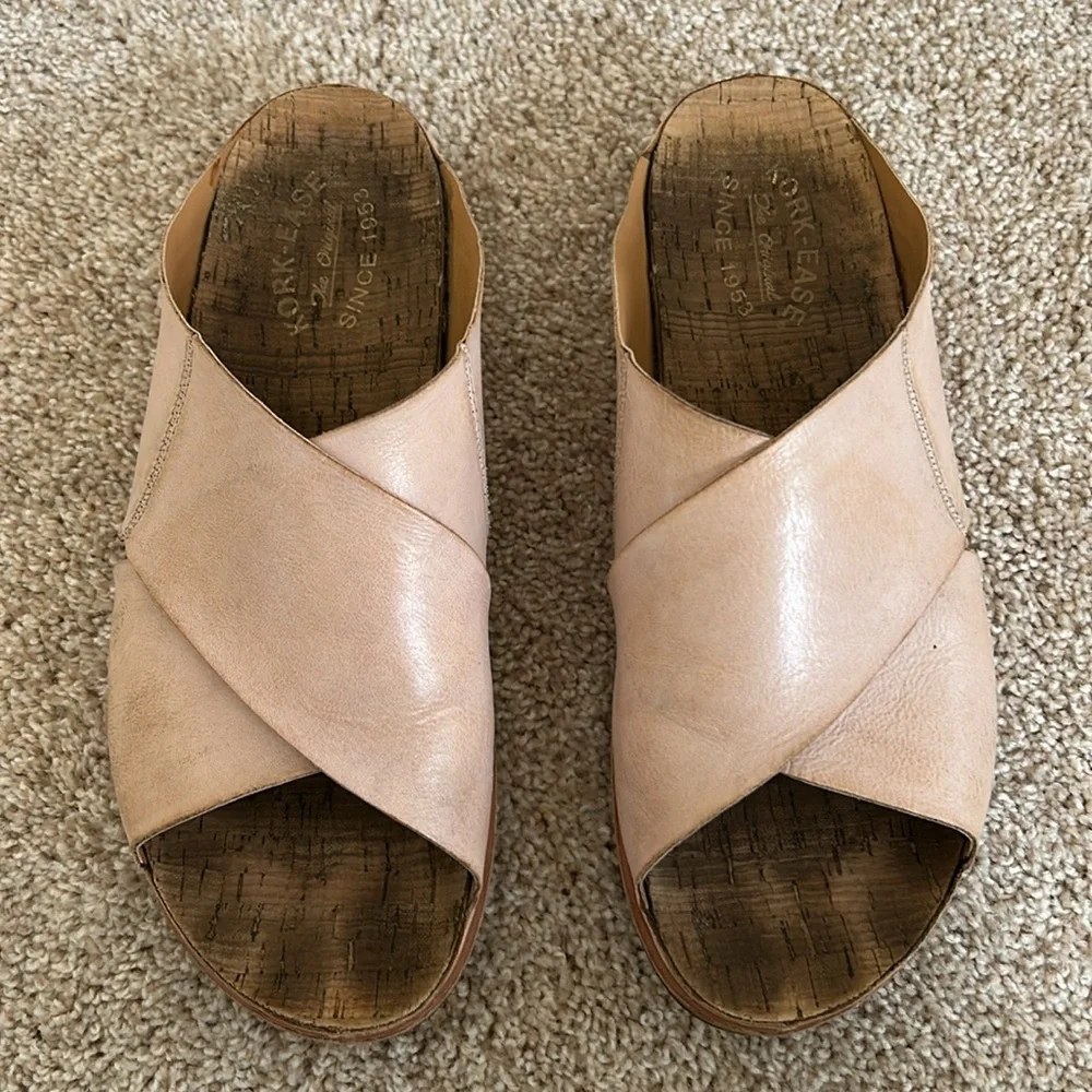 Kork-Ease Tutsi Cross-Band Sandal - Natural Nude